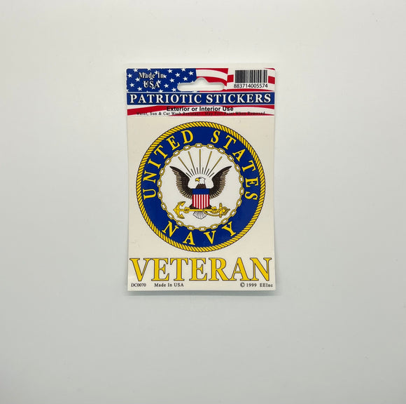 Veteran Navy Sticker
