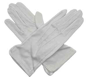White Gloves W/ Grip