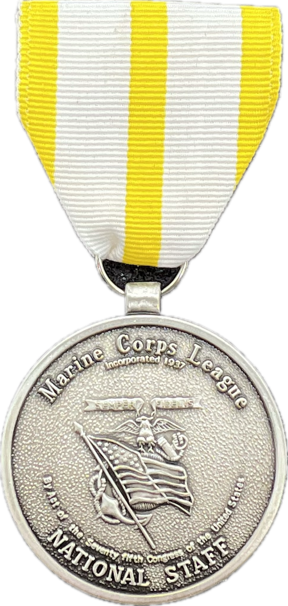 Medals and Ribbons National Staff Elected Silver