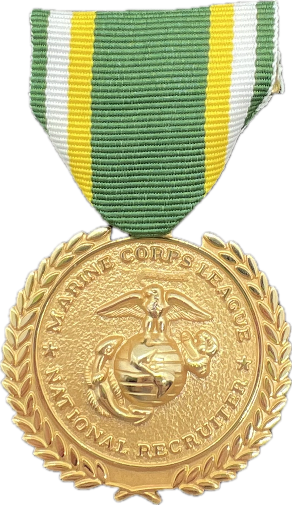 Medals and Ribbons National Recruiter Gold