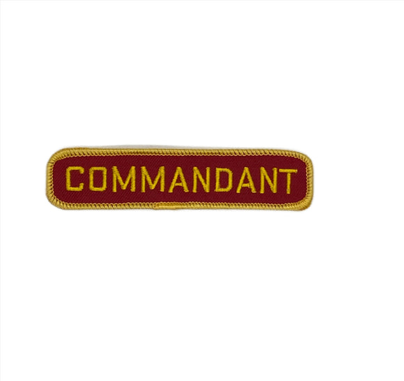 Cap Strip Commandant
