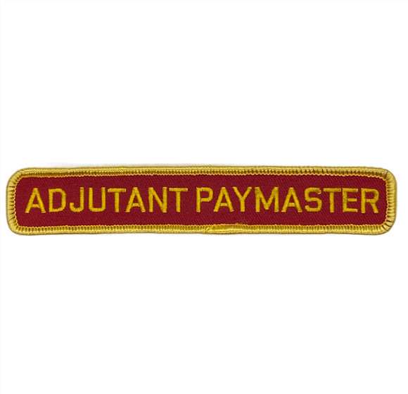 Cap Strip Adjutant Paymaster