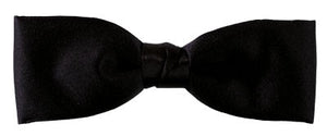 Uniform Tie - Evening Dress Clip on Bow Tie/Black