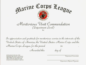 Meritorious  Unit Commendation - Department