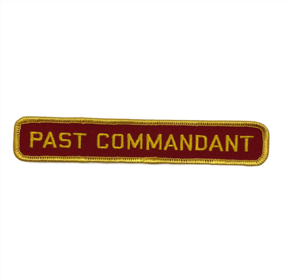 Cap Strip Past Commandant