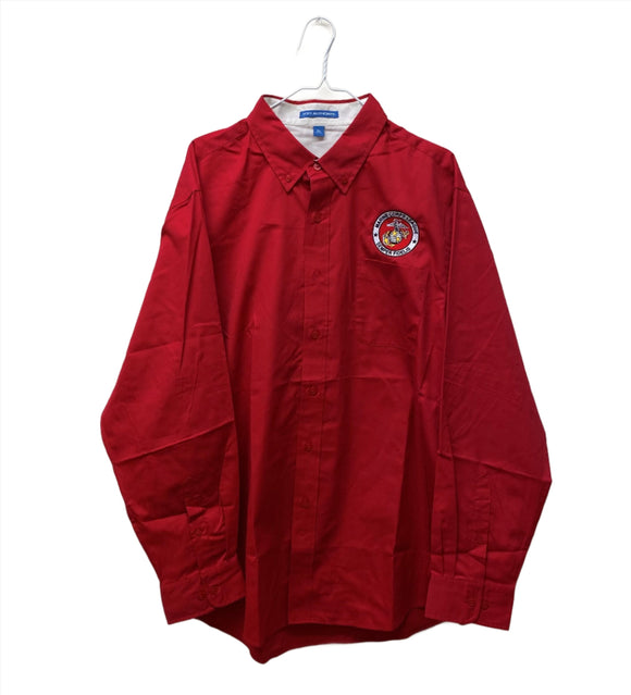Men's Shirt Red Button Up **LIMITED QUANTITIES**