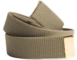 Belt - Replacement Khaki Web Belt NO BUCKLE